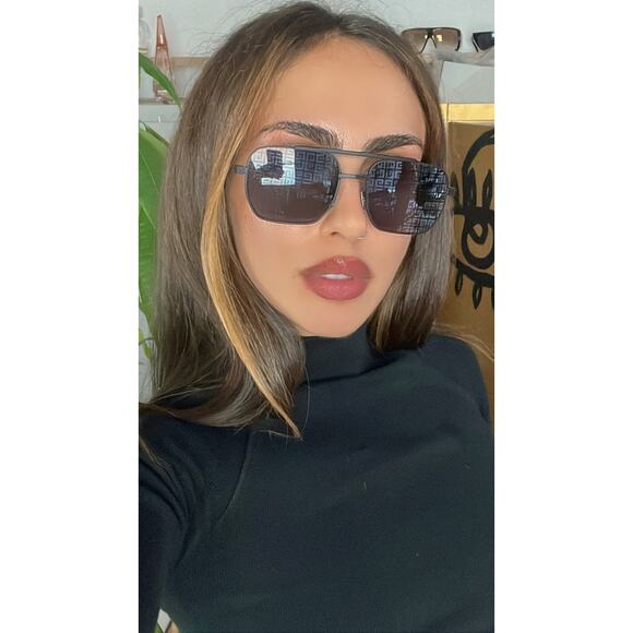 NEW Givenchy GV40041U Speed Monogram Logo Aviator Sunglasses - Picture 9 of 9